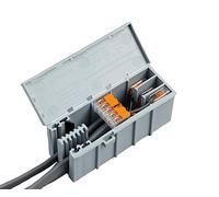WAGOBOX Boîte de dérivation électrique pour connecteurs 221-4, lot de 3