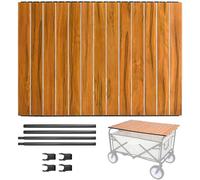 Wagon Avec Table, Wagon Table De En Haut, Top Pliable 30x22, Alliage En Aluminium Lourd, Portable Imperméable Pour Le Camping