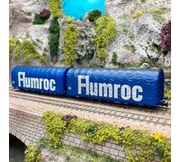 Wagon bâché double Lailps 3 essieux "FLUMROC", Sncf, Ep IV - JOUEF HJ6238 - HO 1