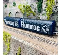 Wagon bâché double Lailps 3 essieux "Flumroc", Sncf, Ep IV - V - JOUEF HJ6252 -