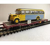 Wagon Bien Liliput L235782 Avec Graf & Shift Bus SLB Époque VI H0 Neuf T48 Post