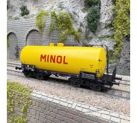 Wagon citerne à bogies type ZZ, "Minol", DR, Ep. III - BRAWA 49629 - HO 1/87