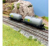 Wagon-citerne en livrée grise, "Koipe", RENFE, Ep IV - ARNOLD HN6611 - N 1/160