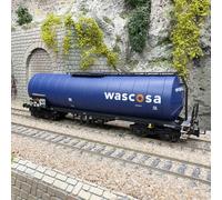 Wagon citerne type Zacens à bogies, bleue, Wascosa, Ep. VI - RIVAROSSI HR6666 -