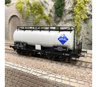 Wagon citerne type ZZ, 2 bogies, "ARAL", DB, Ep III - BRAWA 48511 - HO 1/87