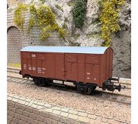 Wagon couvert 2 essieux type Gkks, DSB, Ep. IV - PIKO 27732 - HO 1/87