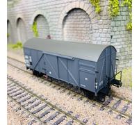 Wagon couvert 2 essieux type KF, "Europ", Sncf, Ep III - BRAWA 50730 - HO 1/87
