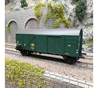 Wagon couvert de type Gmhs, transport de marchandises, SNCB, Ep. III - BRAWA 511