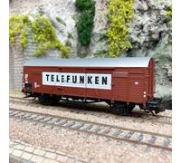 Wagon couvert Gbkl 328, "Telefuken", DB, EP IV - MARKLIN 46169 - HO 1/87