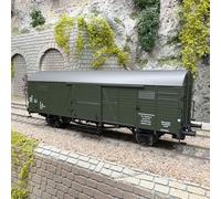 Wagon couvert Glm-u, 2 essieux, DR, Ep. IV - BRAWA 50991 - HO 1/87