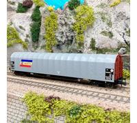 Wagon Long à bâche coulissante Rils "CFR Marfa", CFR, Ep VI - ROCO 76474 - HO 1/