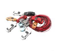 Wagon Maquette avec Phares LED 12V 20mA pour décor Wagon Maquette | Pack de 10 unités, couleur aléatoire, matière plastique , prêt à l'emploi, pour décor réaliste
