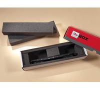 Wagon Mousse Caoutchouc Fentes 200 x 45 X 30 MM pour Autographe Boîtes 2 Pcs -
