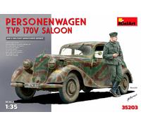 Wagon-Passagers Passenger Voiture Typ 170V Saloon Plastique Kit 1:3 5 Model