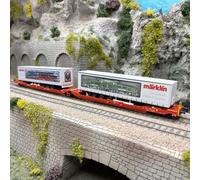 Wagon poche de type Sdggmrss 738 / T3000e, "Markin", DB AG, Ep. VI - MARKLIN 474