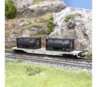 Wagon porte conteneurs AAE Sgns, "Den Hartogh", Railion, Ep. VI - MINITRIX 15103