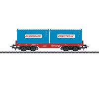 Wagon porte-conteneurs Märklin H0 44451 Sgmmns 716 de la DB Cargo - NEUF +...