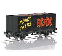 Wagon porte-conteneurs Märklin H0 44832 "AC/DC" avec billet Moneytalks -...