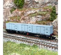 Wagon porte conteneurs Rgs 3910, DR, Ep IV - MINITRIX 18431 - N 1/160