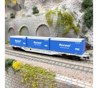 Wagon porte-conteneurs Sgns, "AAE", chargement conteneurs Rexwal, SBB, Ep. VI -