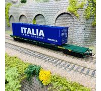 Wagon porte conteneurs Sgns "Italia Forza Azzurri", FS CEMAT, Ep V - VI - RIVARO
