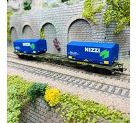 Wagon porte conteneurs Sgnss "Nizzi", FS CEMAT, Ep V - VI - RIVAROSSI HR6615 - H