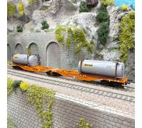 Wagon porte conteneurs type Sggmrs'90, "DB Cargo", Ermewa, Ep. VI - MEHANO 28398