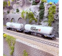 Wagon silo type Uacns, "Jura Cement", Wascosa, Ep. VI - ROCO 6600191 - HO 1/87