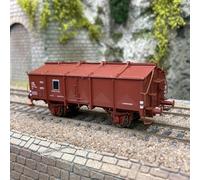 Wagon tombereau à couvercles rabattables, Fk, SNCF, Ep IV - BRAWA 50643 - HO 1/8
