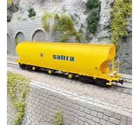Wagon-trémie à céréales, "Saltra", jaune, logo bleu, RENFE, Ep. IV-V, ELECTROTRE