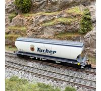 Wagon trémie parois rondes "Tucher", DB, Ep. V - ARNOLD HN6708 - N 1/160