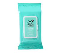 Wags & Wiggles Lingettes nettoyantes hypoallergéniques 100 ct | Paquet de 100 lingettes hypoallergéniques pour chien | Sans parfum | Bain sans eau pour garder les animaux à peau sensible propres
