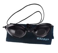 Wahah Masque de sommeil hydratant et sec pour soulager les yeux - CPAP - Masque pour les yeux pour dormir - Meilleur masque de sommeil pour homme et femme (foncé)