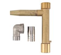 WAHEWUD Clé de vanne à couplage Rapide G1, Filetage mâle, Laiton, Acier Inoxydable, clé de vanne d'admission d'eau pour l'irrigation par Aspersion de Jardin