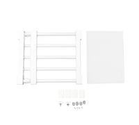 WAHEWUD Étagère de Tension de Placard Murale Extensible, Support pour Organisateur de vêtements sans Clous, Tube en Acier PP de qualité supérieure, Haute dureté, Portant 20 kg, (30-40cm / 11.8-15.7in