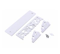 WAHEWUD Étagère Murale, étagères murales sculptées percées, Rangement Pratique, Belle décoration, étagères flottantes, pour Salons, Chambres, études, Chambre d'enfants