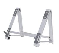 WAHEWUD Foldable Laptop Stand Adjustable Multi Height Aluminum Alloy for Laptop Tablet Phone Portable Ergonomic Folding Stand (Argent)