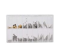 WAHEWUD Kit de Tige de Montre, Ensemble de Tige et de Couronne de Montre, matériau métallique Robuste, Accessoires de réparation de Montres, Convient aux horlogers et aux