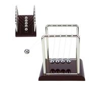 WAHEWUD Machine à Mouvement perpétuel, Accessoires de Bureau pour Hommes, Apparence Cool et Belle, Anti-Stress, Jouet Boule pendulaire pour la décoration de la Maison, Bureau ou (Medium Square Pool