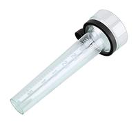 WAHEWUD Pluviomètre pour Cour, collecteur de Pluie en Plastique Vert Clair, échelle Transparente 35 mm pour Une Lecture Facile, Conception montable sur Poteau (Poteau Non Inclus)