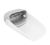 WAHEWUD Rallonge de robinet portable, rallonge d'évier, rallonge de buse d'eau, plastique silicone résistant aux éclaboussures, accessoires de lavage des mains pour tout-petits (Gris)