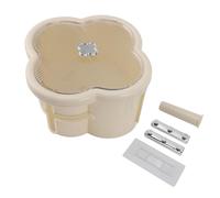 WAHEWUD Support Mural pour boîte à mouchoirs en Plastique Transparent, Distributeur de Papier adhésif pour Le Visage, pour Salle de Bain, Cuisine, sans perçage, Housse de