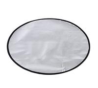 WAHEWUD Tapis de Foyer, Tapis Ignifuge Contre la Chaleur, Couche de Papier d'aluminium de qualité supérieure, Conception Ronde Double Face, Lavable et réutilisable, Coussinets de