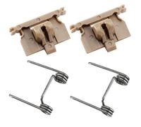 WAHFOX Lot de 4 blocs de guidage à ressort et tête oscillante de rechange en plastique pour WahL Magic Clip 8148/8504/8591/1919 Pièces de réparation