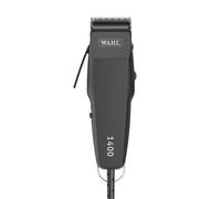 Wahl 1400, tondeuse pour animaux, tondeuse à fil pour chiens, kit de toilettage, toilettage des animaux à domicile, lames affûtées avec précision, légèreté, 4 peignes de fixation, noir
