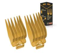 WAHL 3025025 Ensemble de protège-cheveux pour cheveux longs et décolorés, 2 peignes de guidage pour une meilleure performance de coupe
