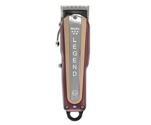 WAHL 5 - Star Legend - Tondeuse à cheveux professionnelle, kit de coupe de cheveux professionnel, levier conique réglable, lame crantée, lames compensées, sans fil, fournitures de barbier, rouge