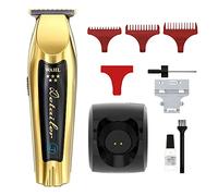 Wahl 5 Star Tondeuse sans fil dorée professionnelle, coupe de près, détails et contour, légère, sans fil, lames clipsables, fournitures de barbiers