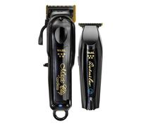 Wahl Barber Combo Sans Fil, Black Magic Clip et Detailer Li | Combo Sans Fil, Black Magic Clip et Detailer Li, Lames Titane DLC, jusqu'à 100 Minutes d'Autonomie, Kit Complet