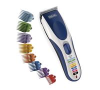 Wahl Clipper Color Pro Cordless Rechargeable Hair Clippers, Hair trimmers, 21 pieces Hair Cutting Kit, Color Coded guide combs For Women, Men, Kids and Babies